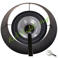    Hugett Floor Black 1821-B
