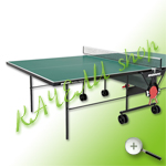 Всепогодный теннисный стол Donic Outdoor Roller 300 зеленый